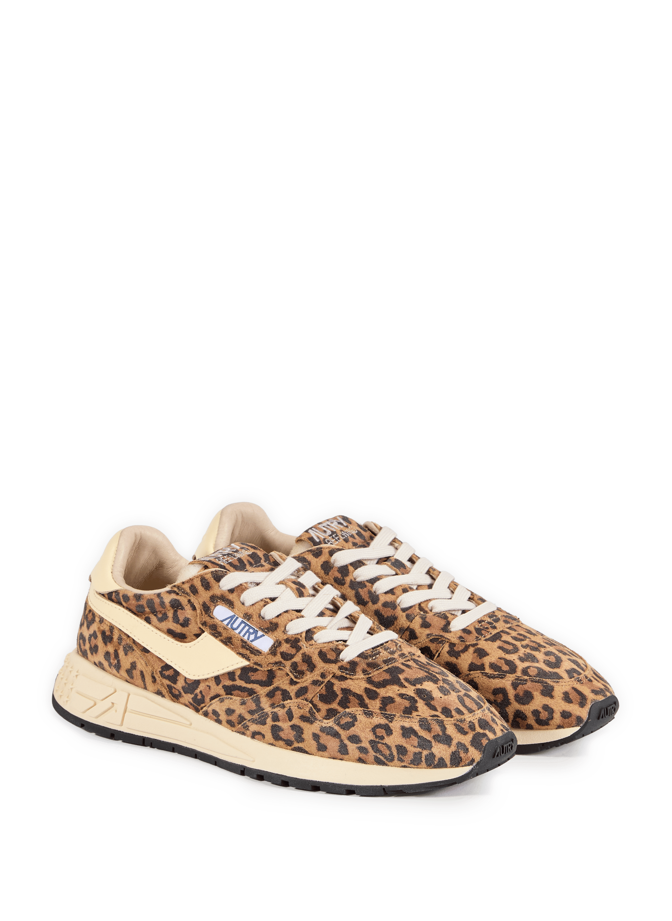 Suede leather printed sneakers AUTRY Multicolour