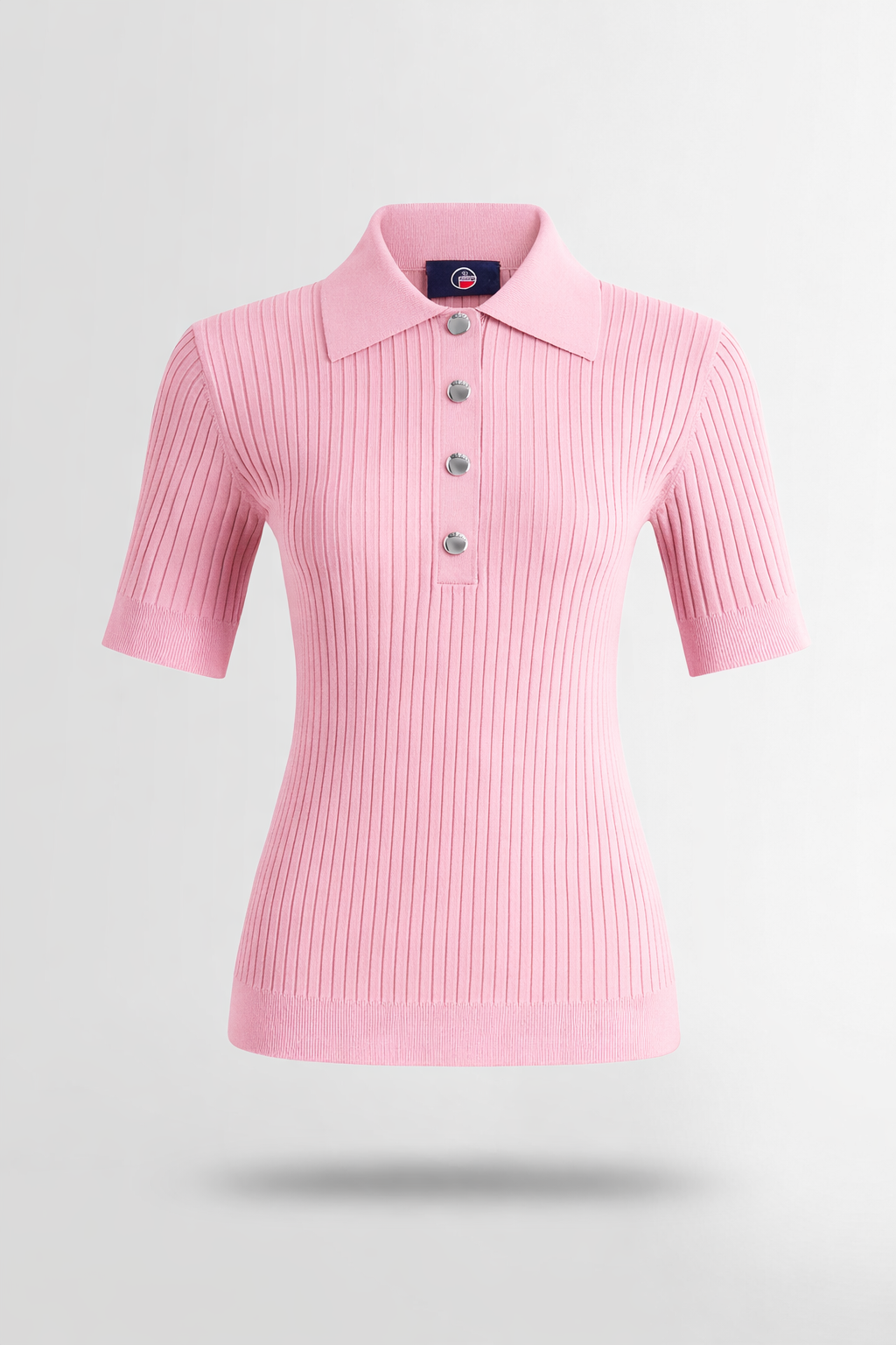 Polo manches courtes vera col polo coupe ajustée FUSALP Rose