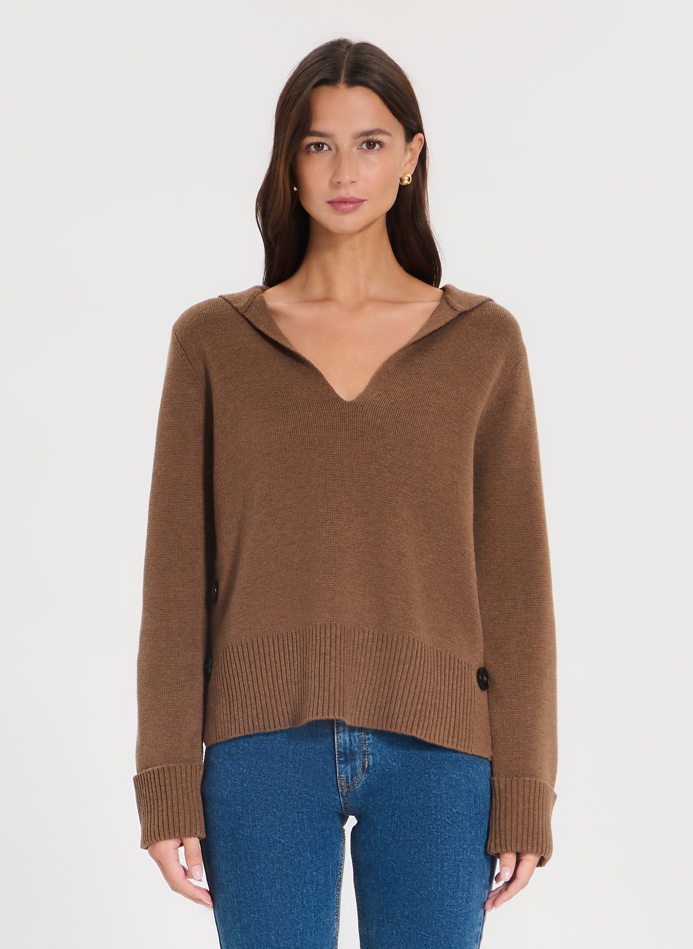 Pull  nilim ZAPA Marron