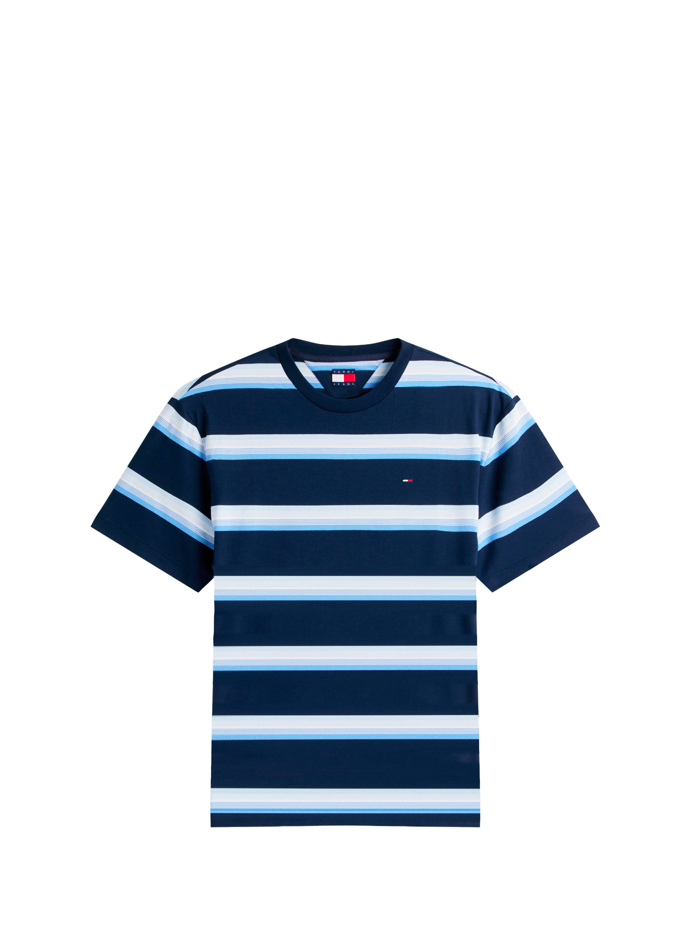 Straight-fit striped cotton T-shirt TOMMY HILFIGER Multicolour