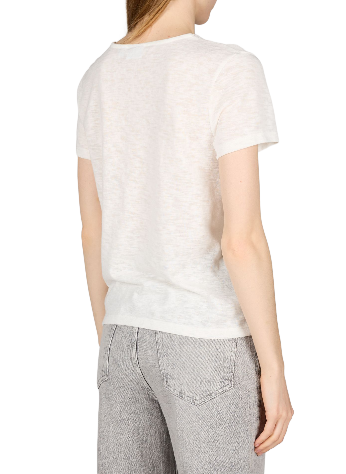 Top Viaggi in misto cotone VILA Bianco