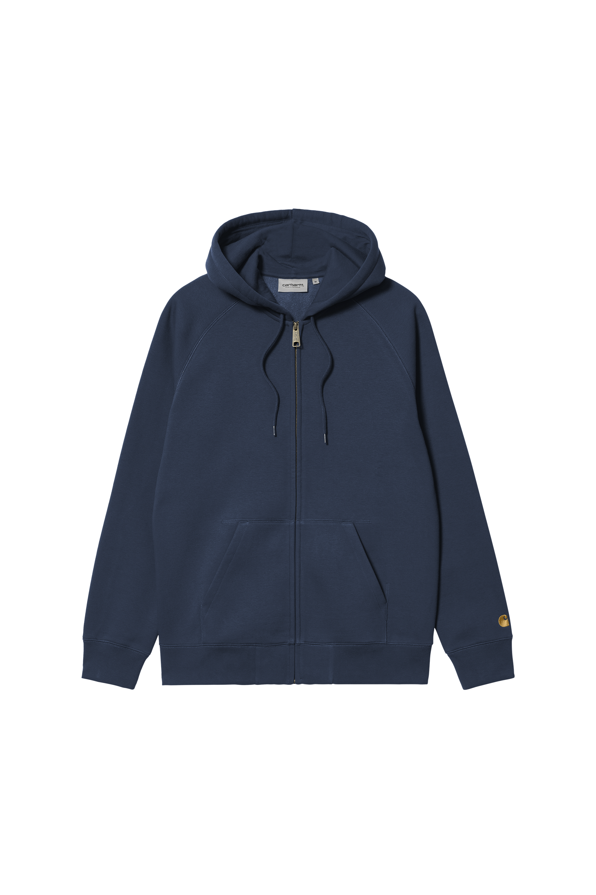 Hoodie zippé hooded chase CARHARTT WIP Bleu