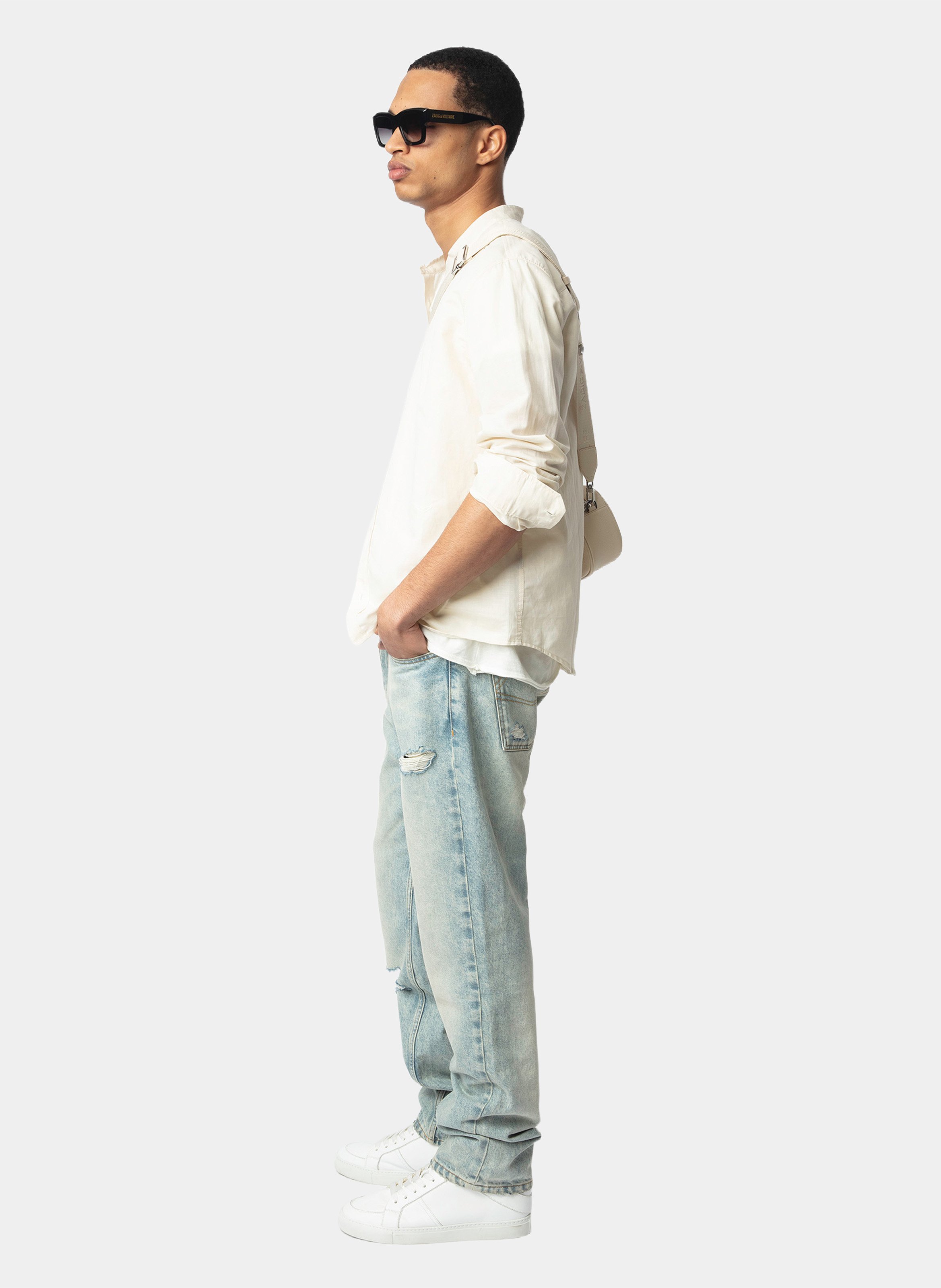 Stan mixed linen shirt ZADIG&VOLTAIRE Beige