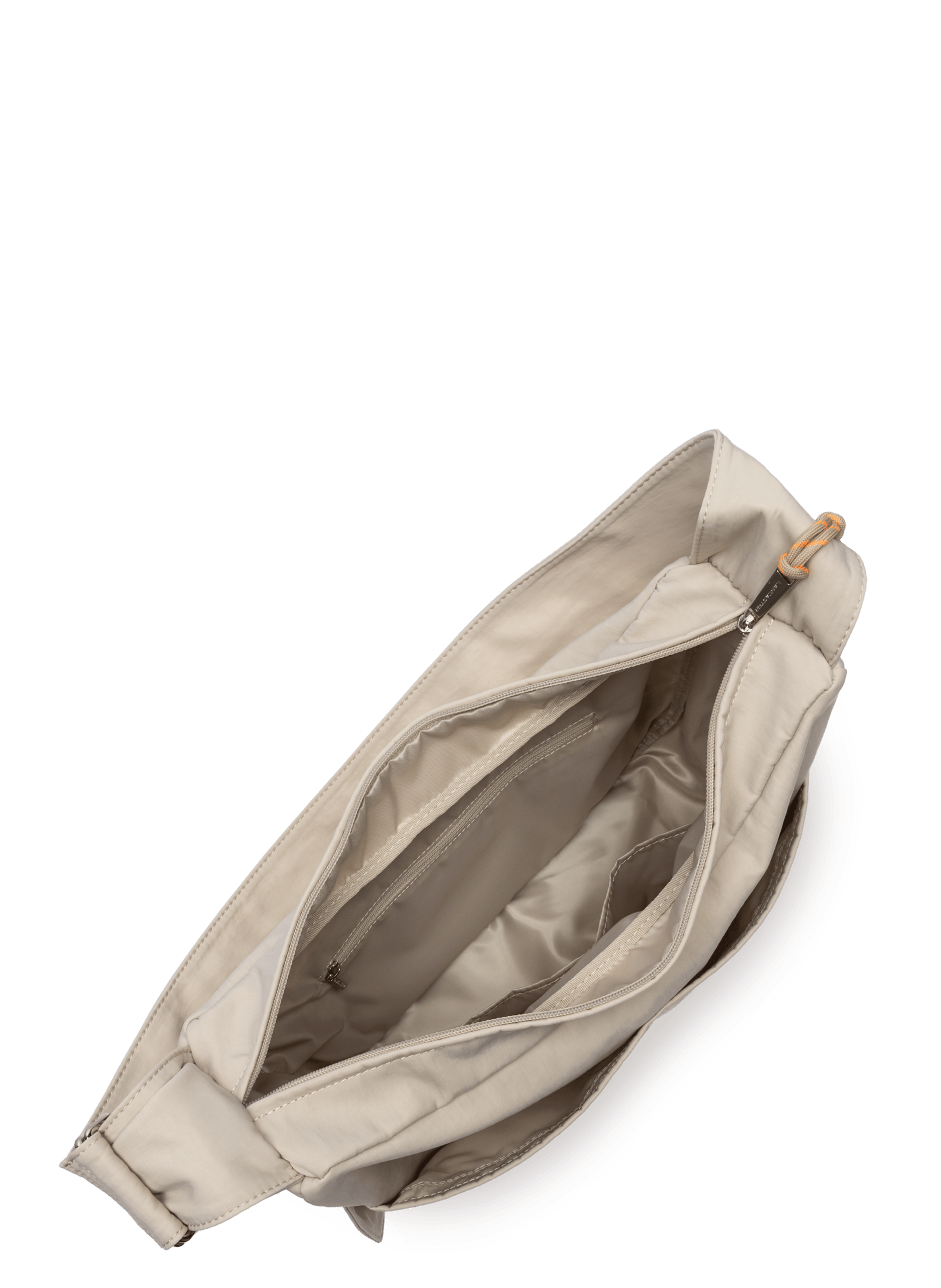 Grand sac besace - basic love LANCASTER Beige