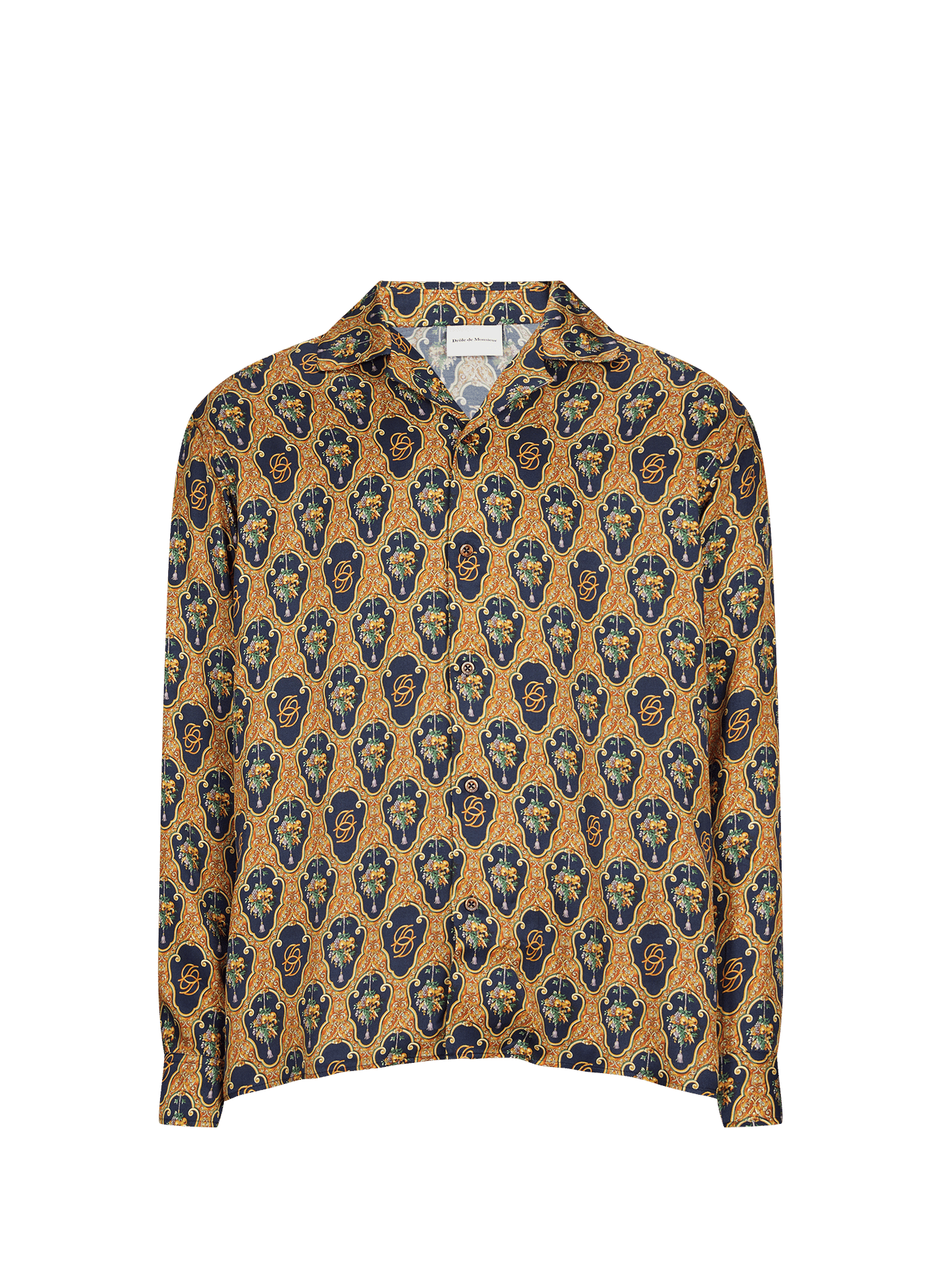 Baroque Raisin Straight Shirt DROLE DE MONSIEUR Multicolour