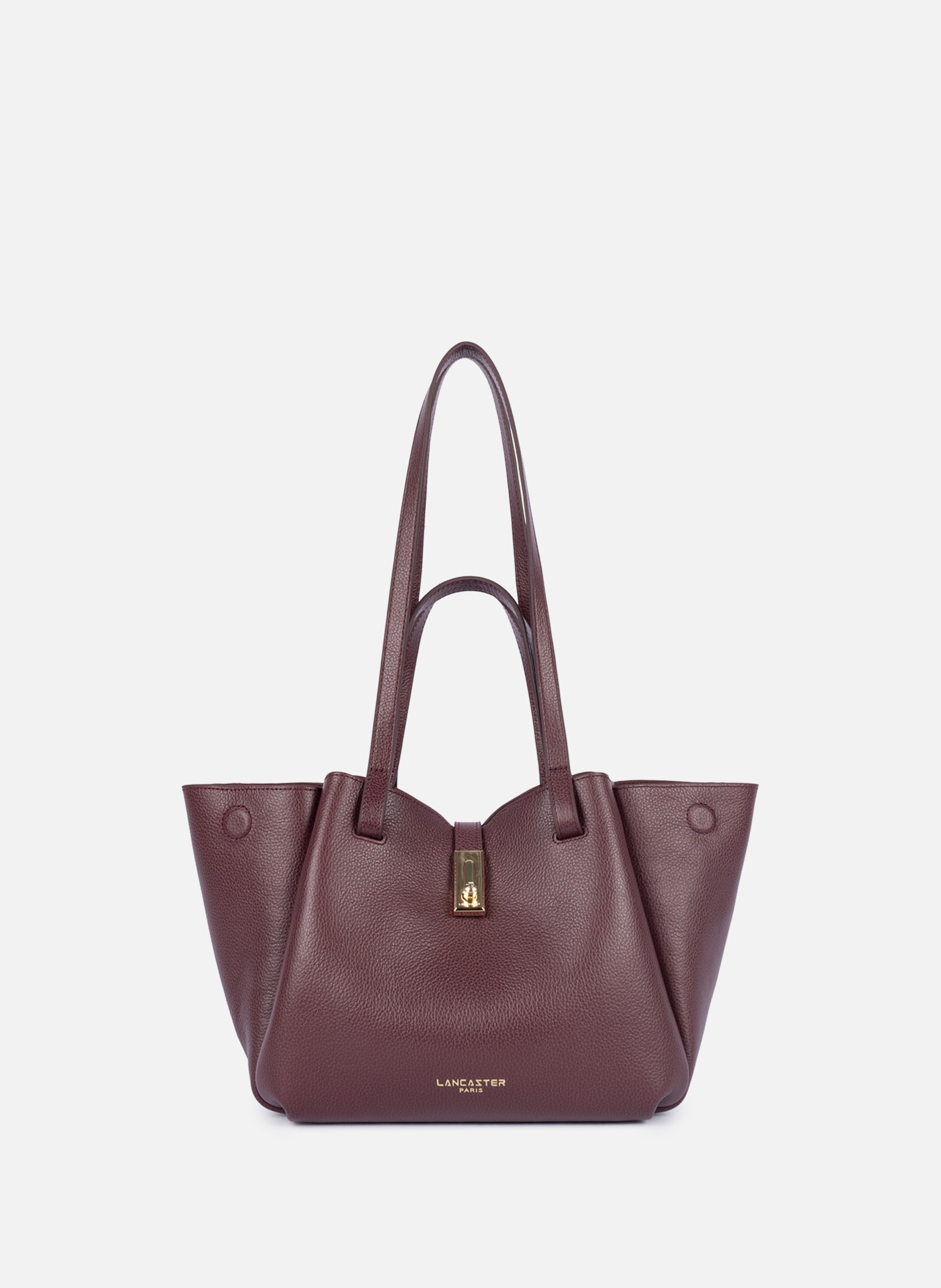 Sac cabas épaule - milano horizon LANCASTER Rouge