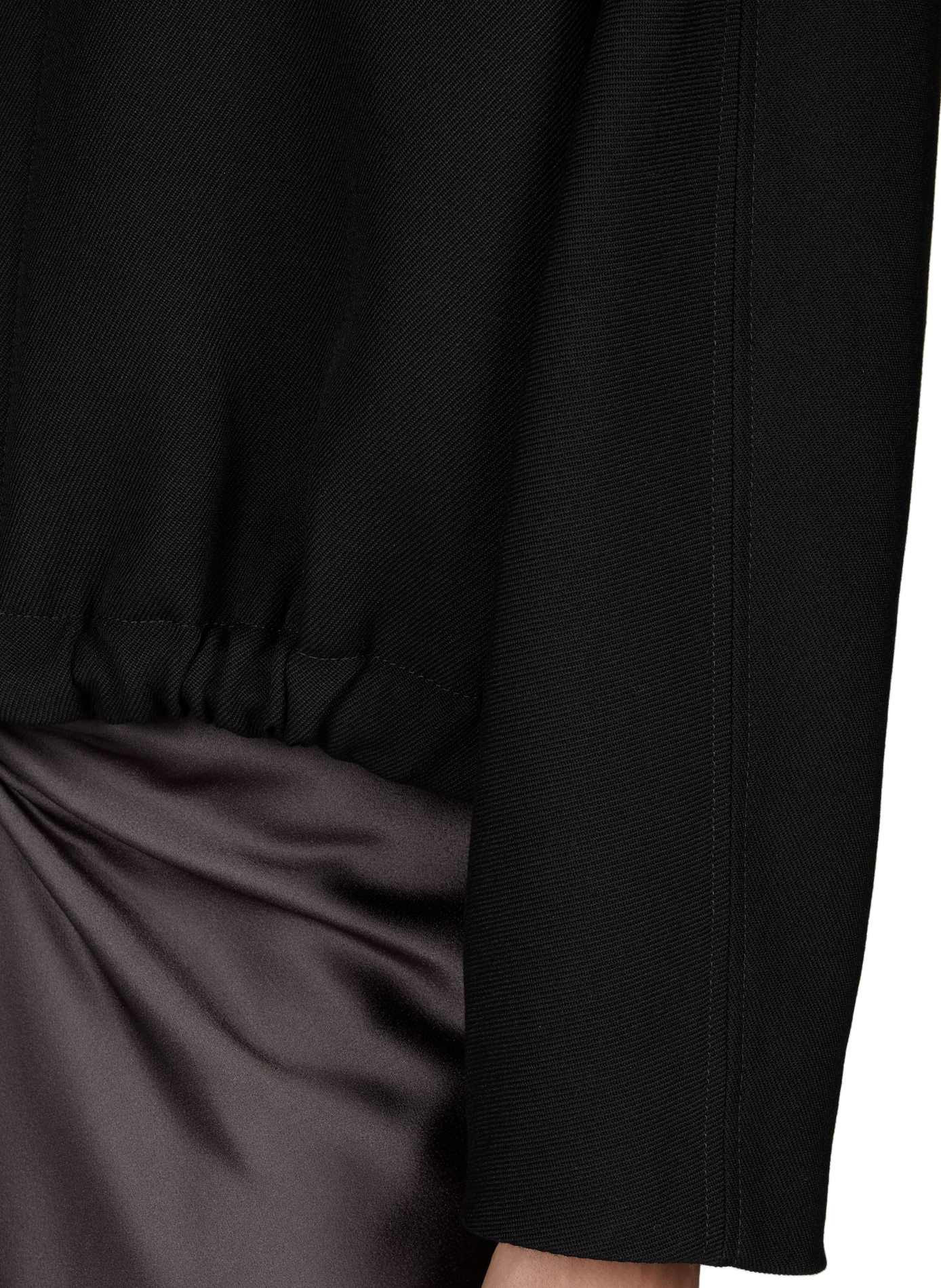 Bomber Arden en laine VICTORIA BECKHAM Noir