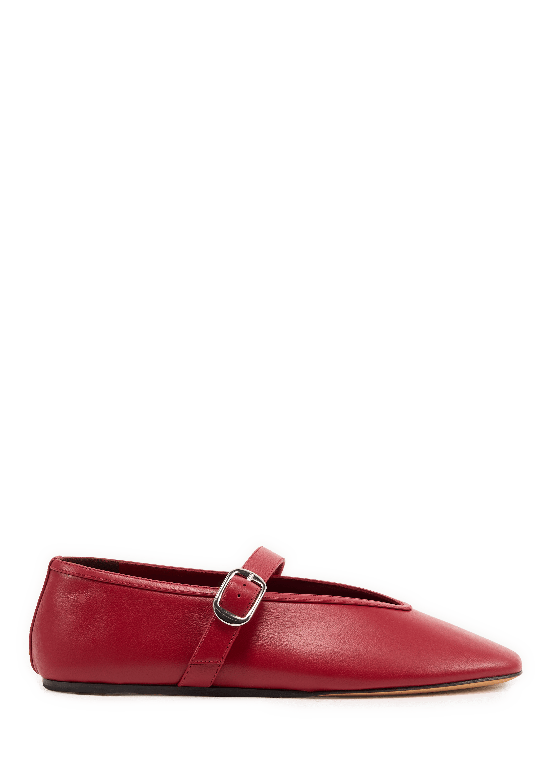 Stella sheepskin leather ankle-strap ballerina flats LE MONDE BÉRYL