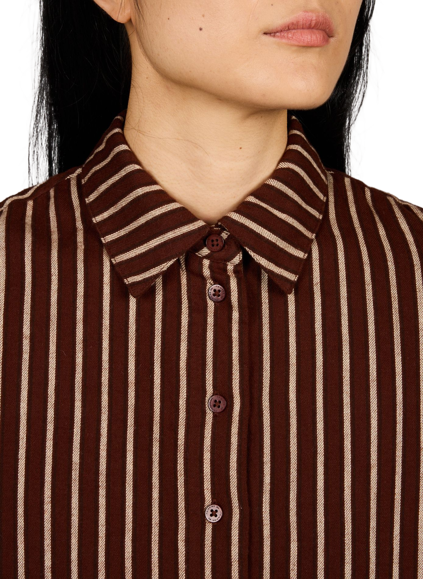 Manuela Oversize Baumwollhemd THINKING MU Mehrfarbig