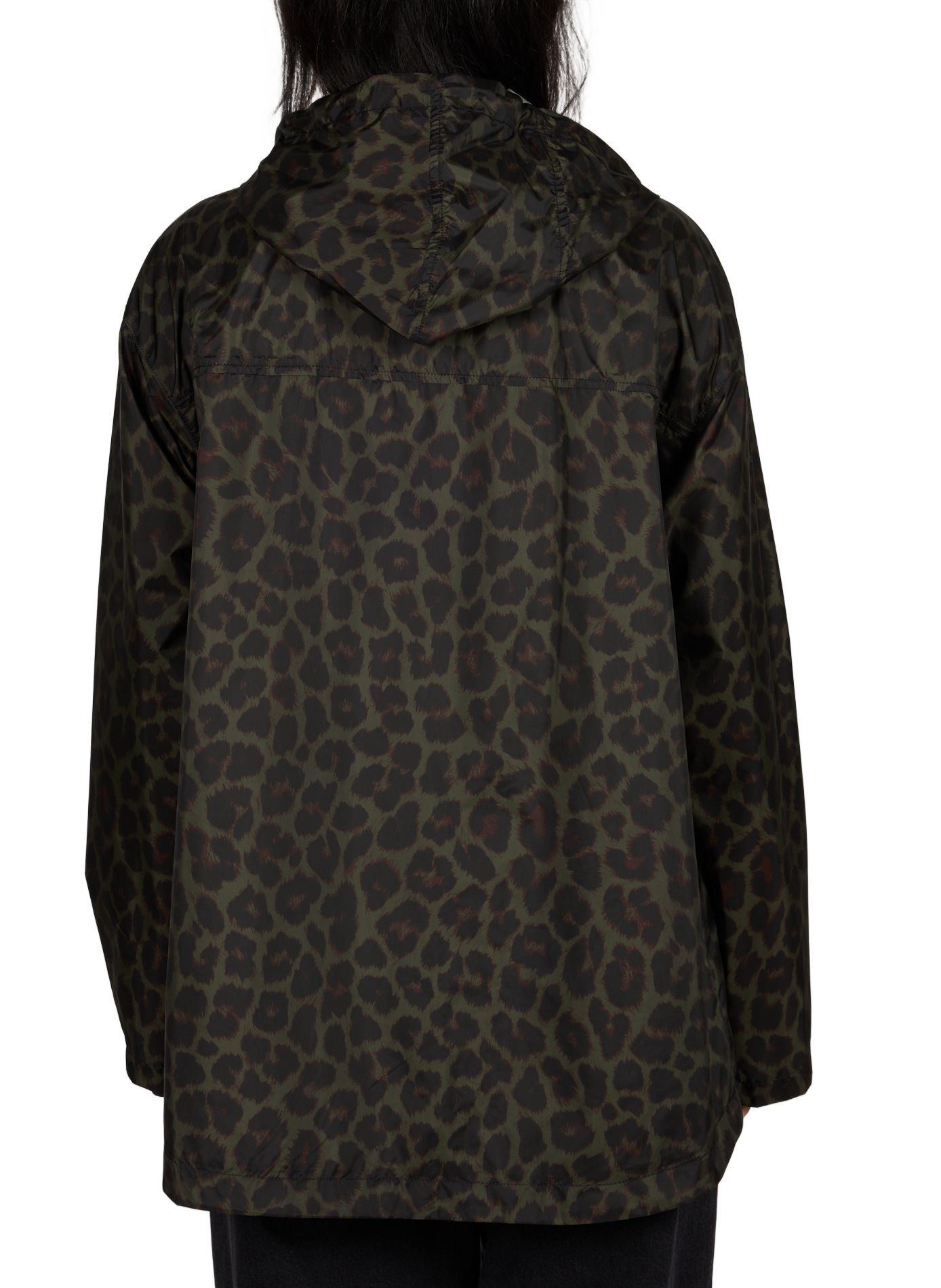 Veste col montant imprimée à capuche VILA Kaki