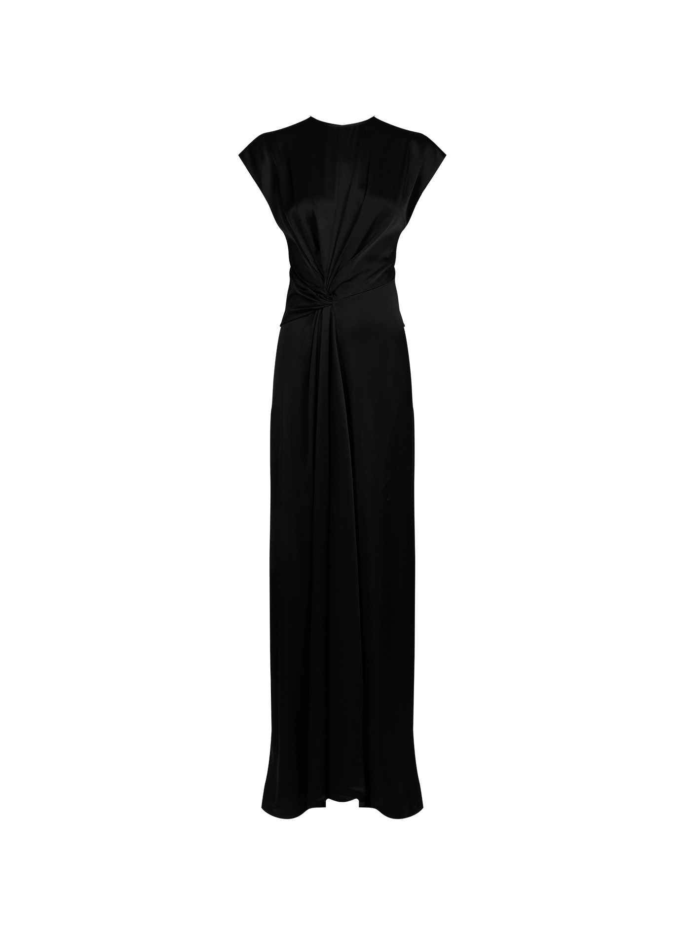 Fließendes langes Kleid VICTORIA BECKHAM Schwarz