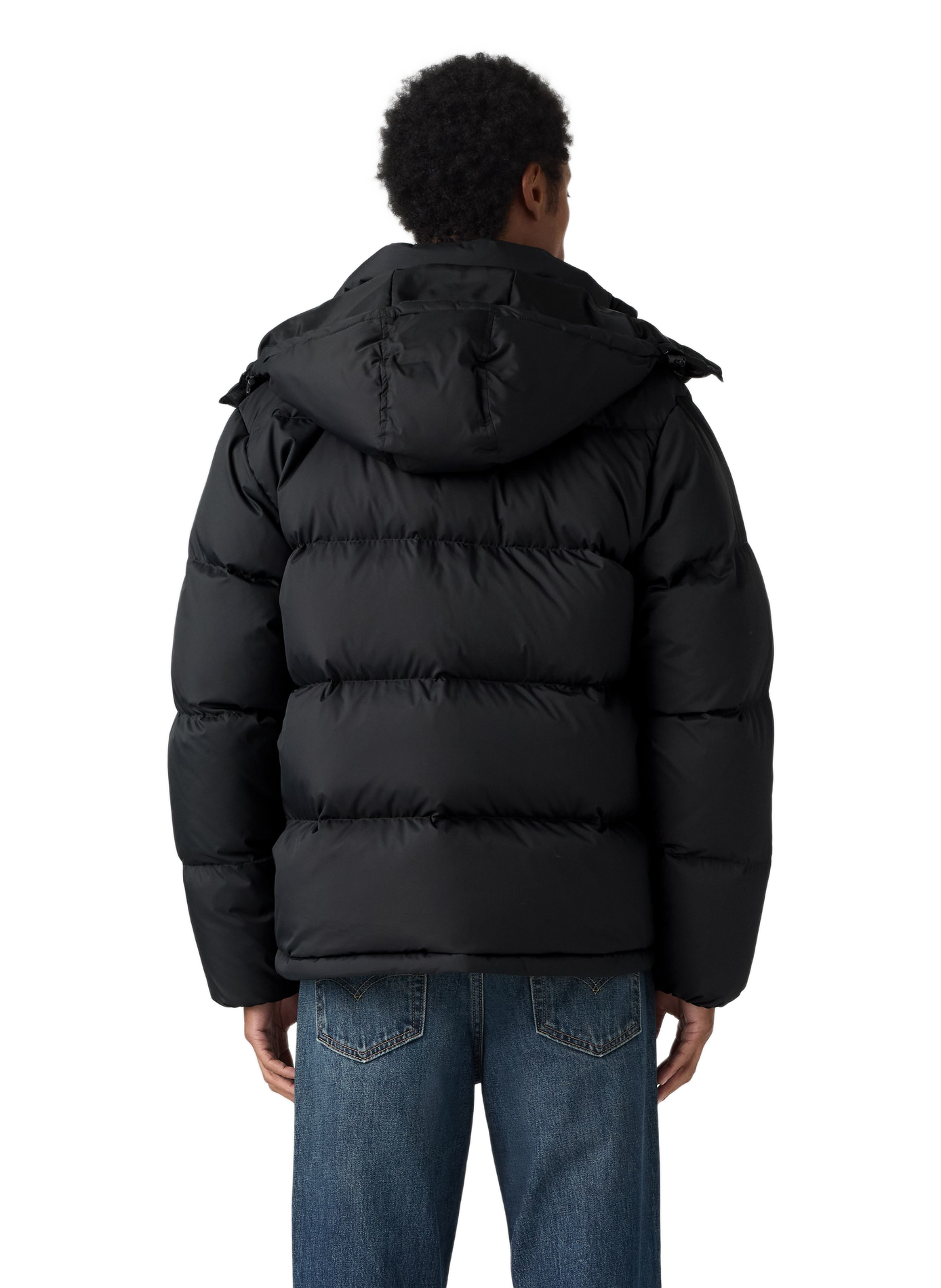 Daunenjacke mit Stehkragen LEVI'S Schwarz