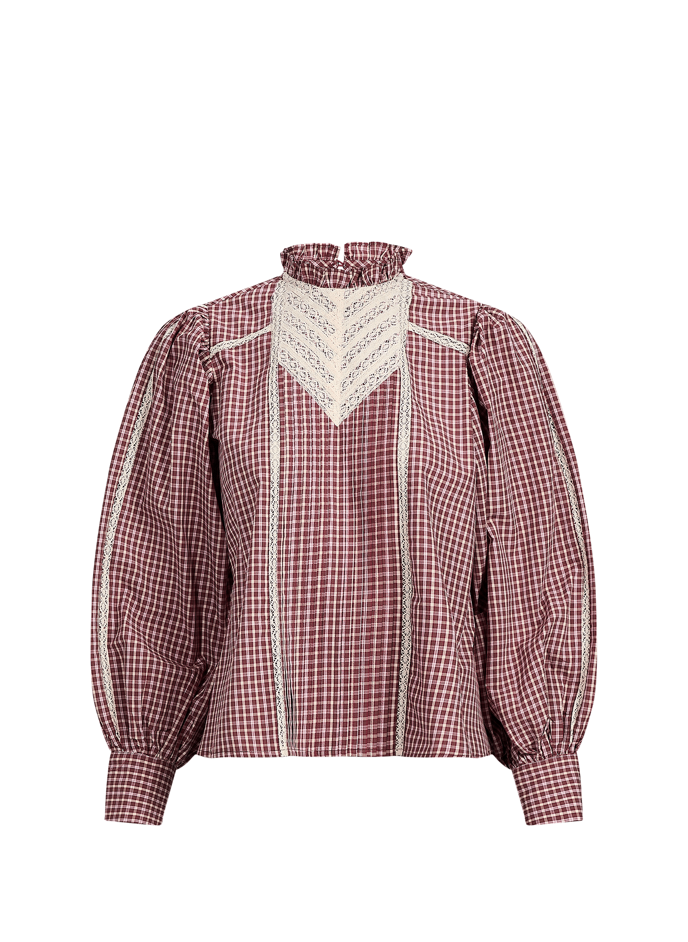 Weit geschnittene Bluse aus bedruckter Baumwolle GARANCE Rosa