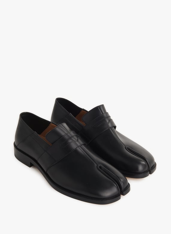 Tabi leather loafers Black Maison margiela Women Printemps