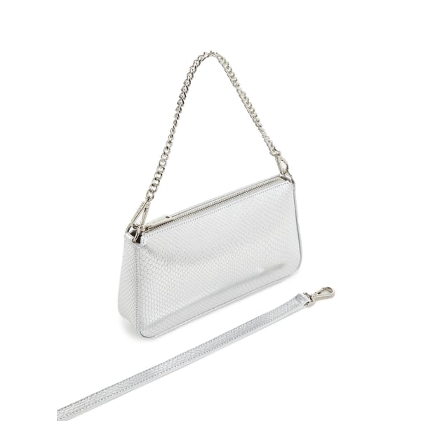 Sac à main en cuir métallisé