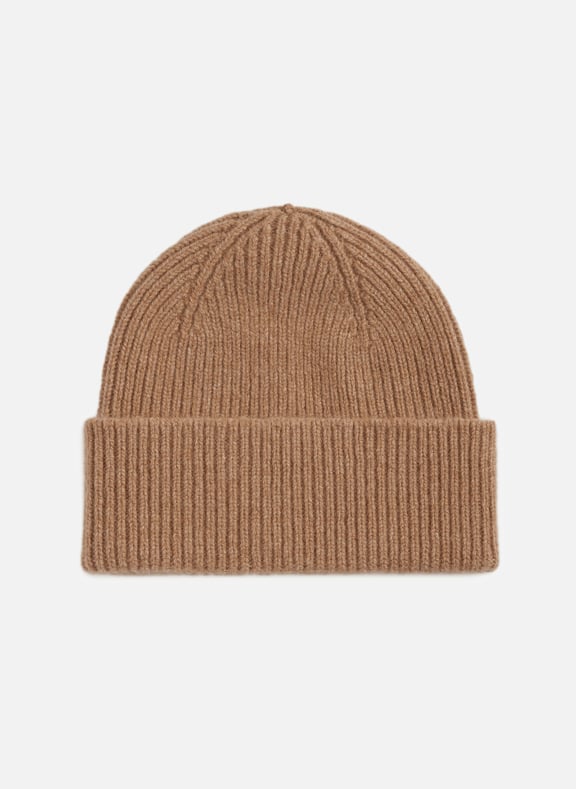 Wool beanie Brown by MACKIE MACKIE Wool beanie Brown