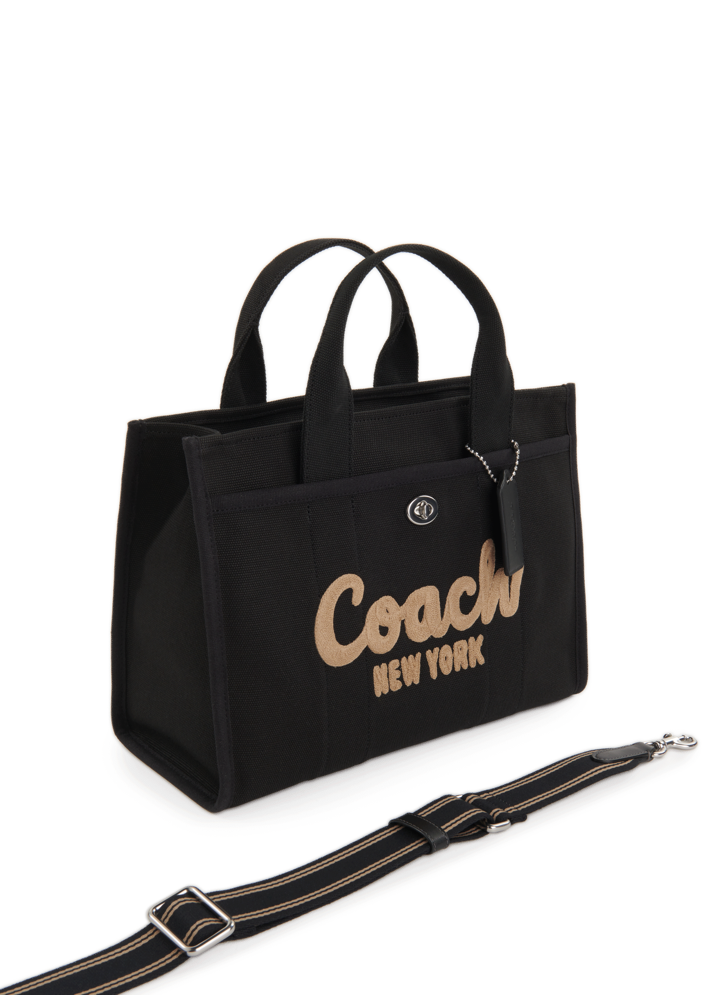 Cotton bag COACH Black