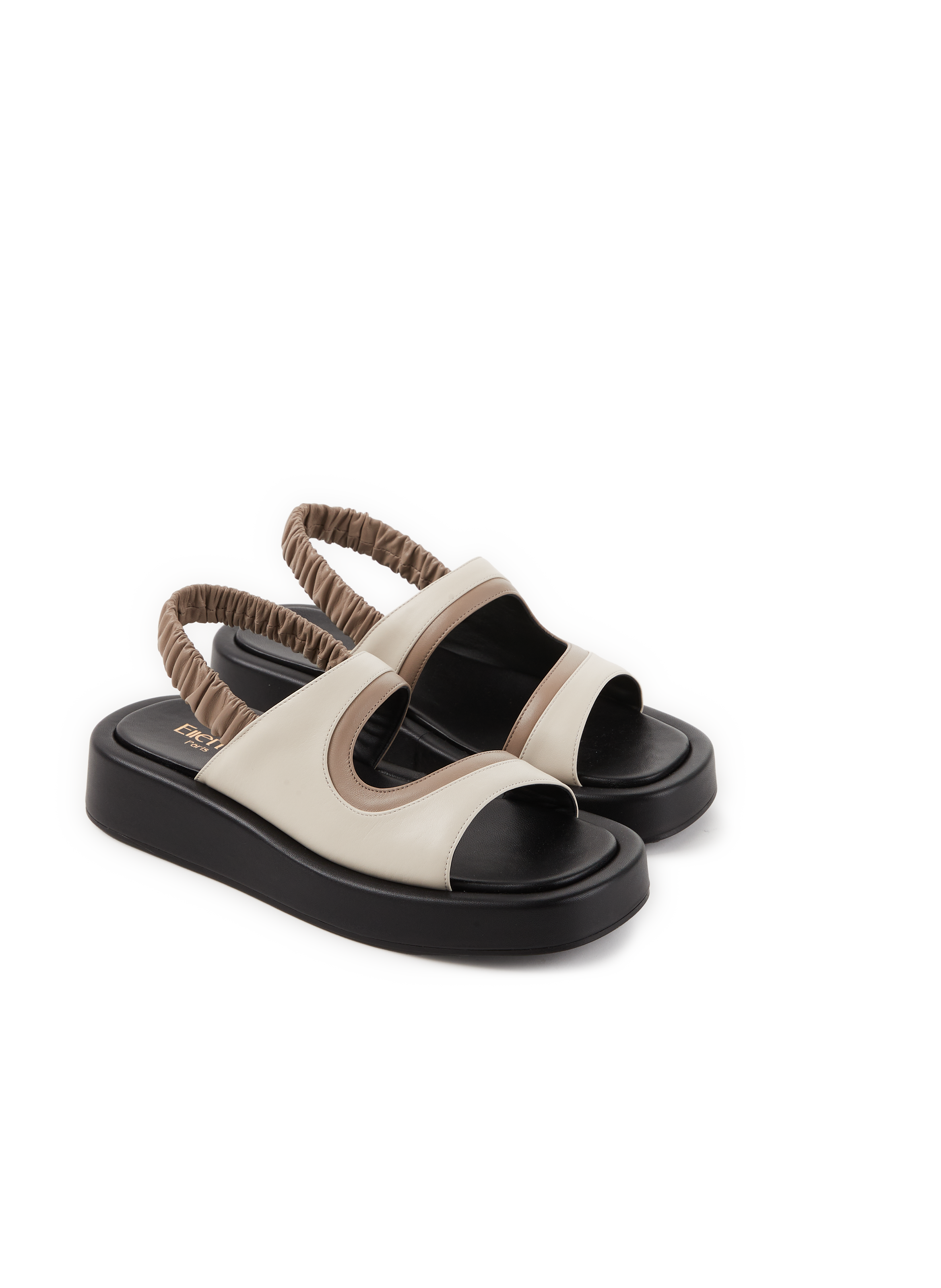 Sandales plates Gemini Puffy Multicolore