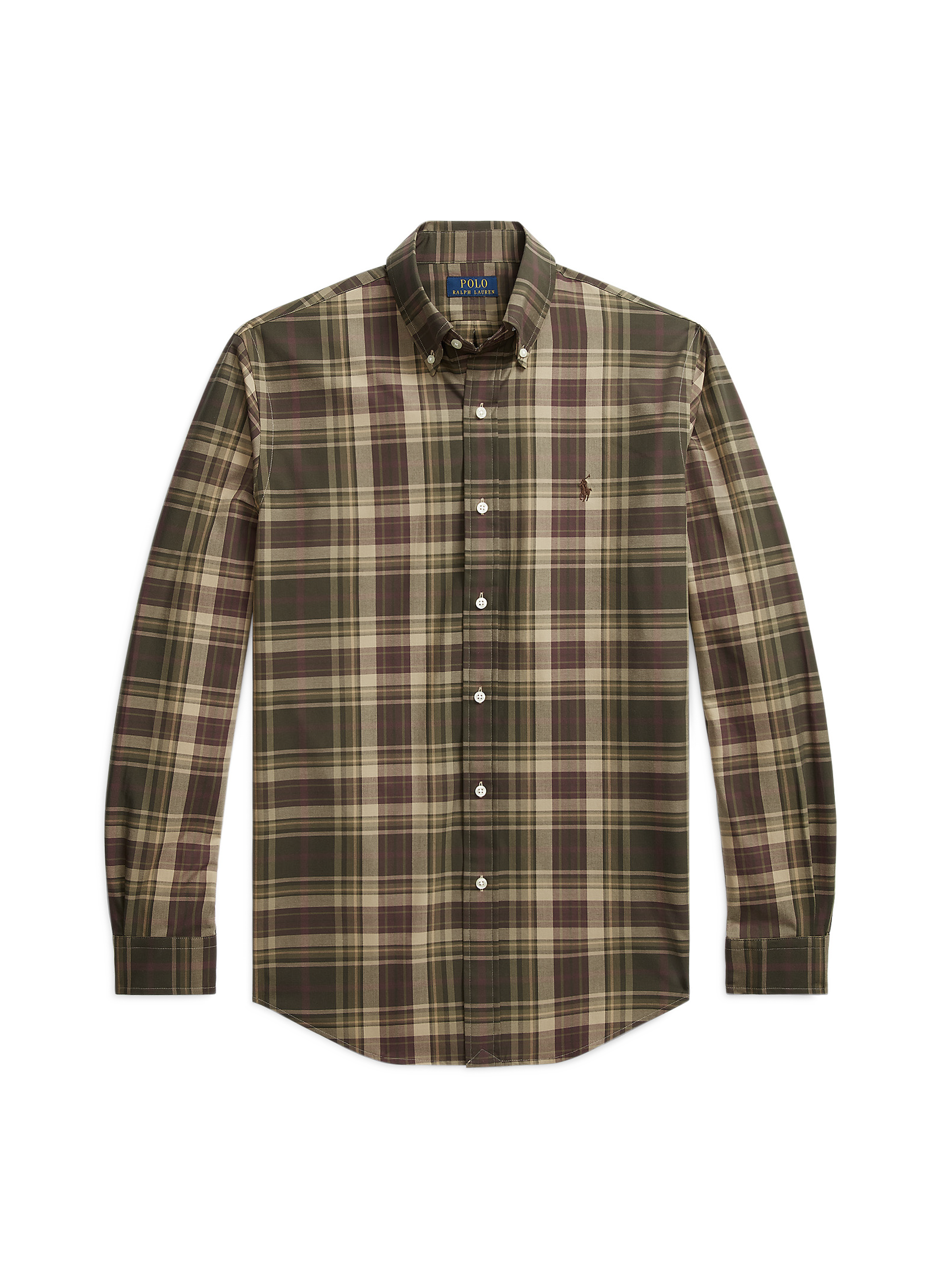 Chemise à carreaux en coton  POLO RALPH LAUREN Vert