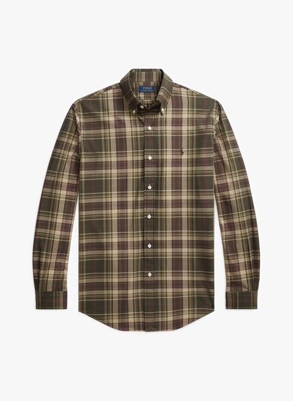 Check cotton Shirt | Green by POLO RALPH LAUREN Check cotton Shirt Green