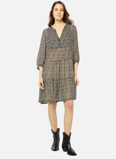 Robe longue cintrée ecru - ELYSEE Gerard Darel Robe longue cintrée ecru - ELYSEE Gerard Darel