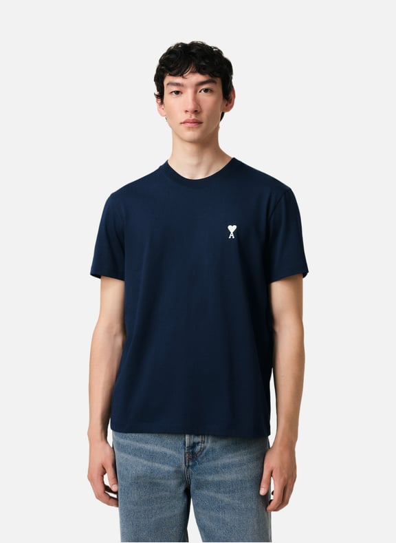 T-shirt ami de coeur ecru Bleu by AMI PARIS AMI PARIS T-shirt ami de coeur ecru Bleu