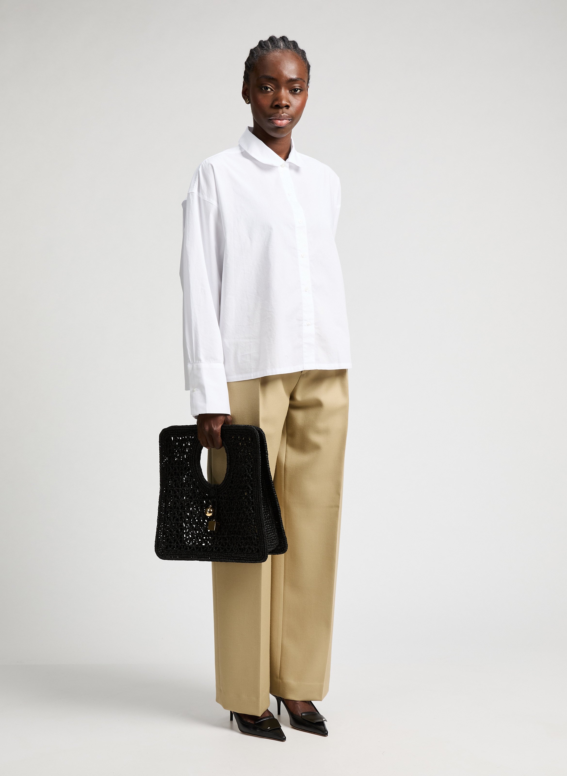 The little Spiaggia Square JACQUEMUS Black