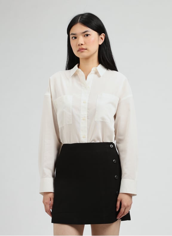 Chemise en coton Blanc by CALVIN KLEIN CALVIN KLEIN Chemise en coton Blanc