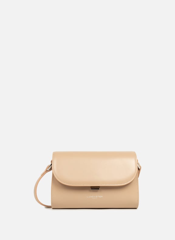 Petit sac trotteur - suave even Beige by LANCASTER LANCASTER Petit sac trotteur - suave even Beige