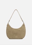 Grand sac besace - suède  Sable