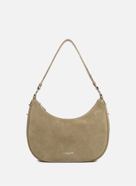 Large shoulder bag - Suède | Brown by LANCASTER Large shoulder bag - Suède Brown