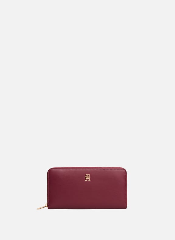 Logo Wallet Red by TOMMY HILFIGER TOMMY HILFIGER Logo Wallet Red