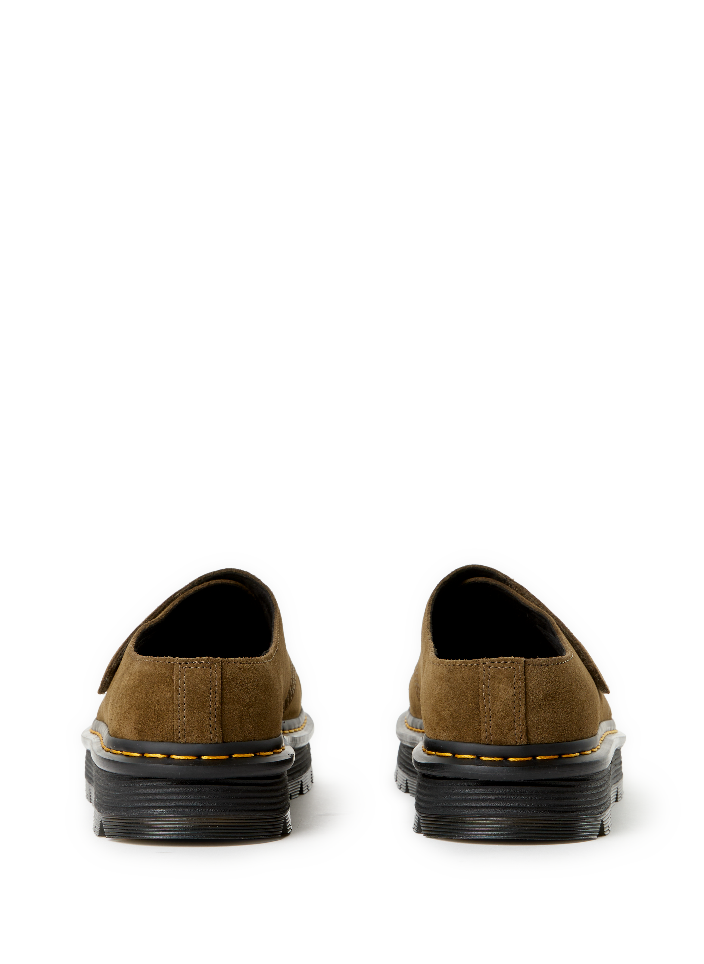 Calfskin Leather Mules DR. MARTENS Green