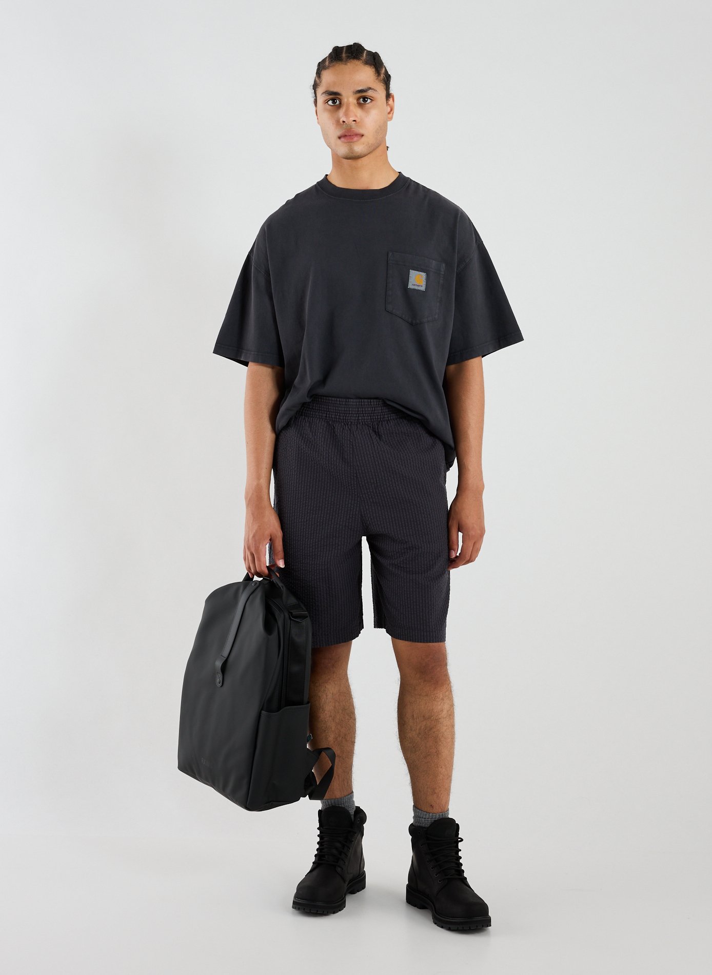 Sac à dos Clip Front Backpack W3 RAINS Noir