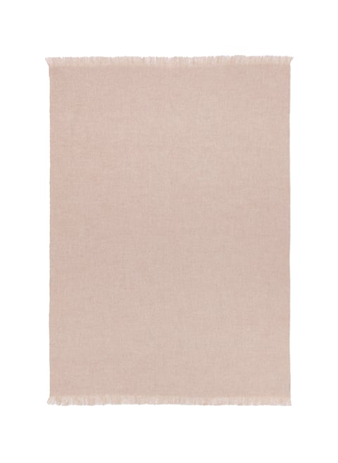 Plaid effet mohair BeigeAU PRINTEMPS PARIS Plaid effet mohair BeigeAU PRINTEMPS PARIS