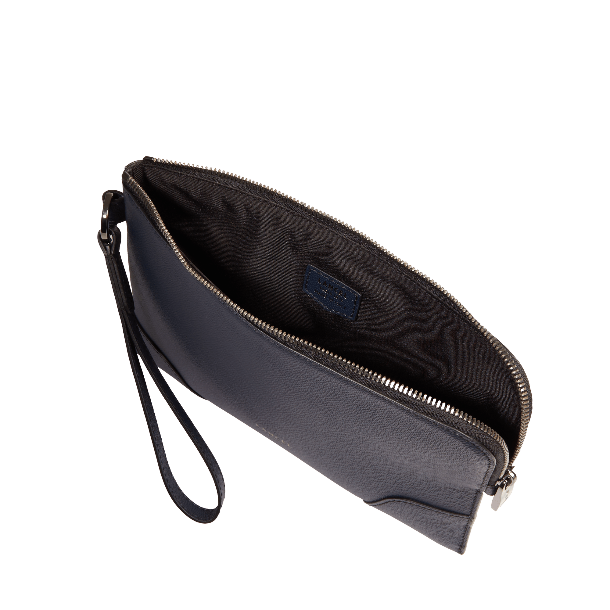 Pochette zippée s charlie de lancel en cuir LANCEL Bleu