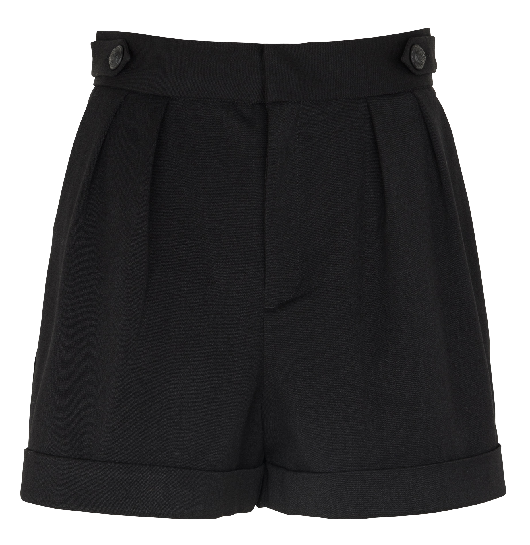 Short droit taille haute IKKS Noir