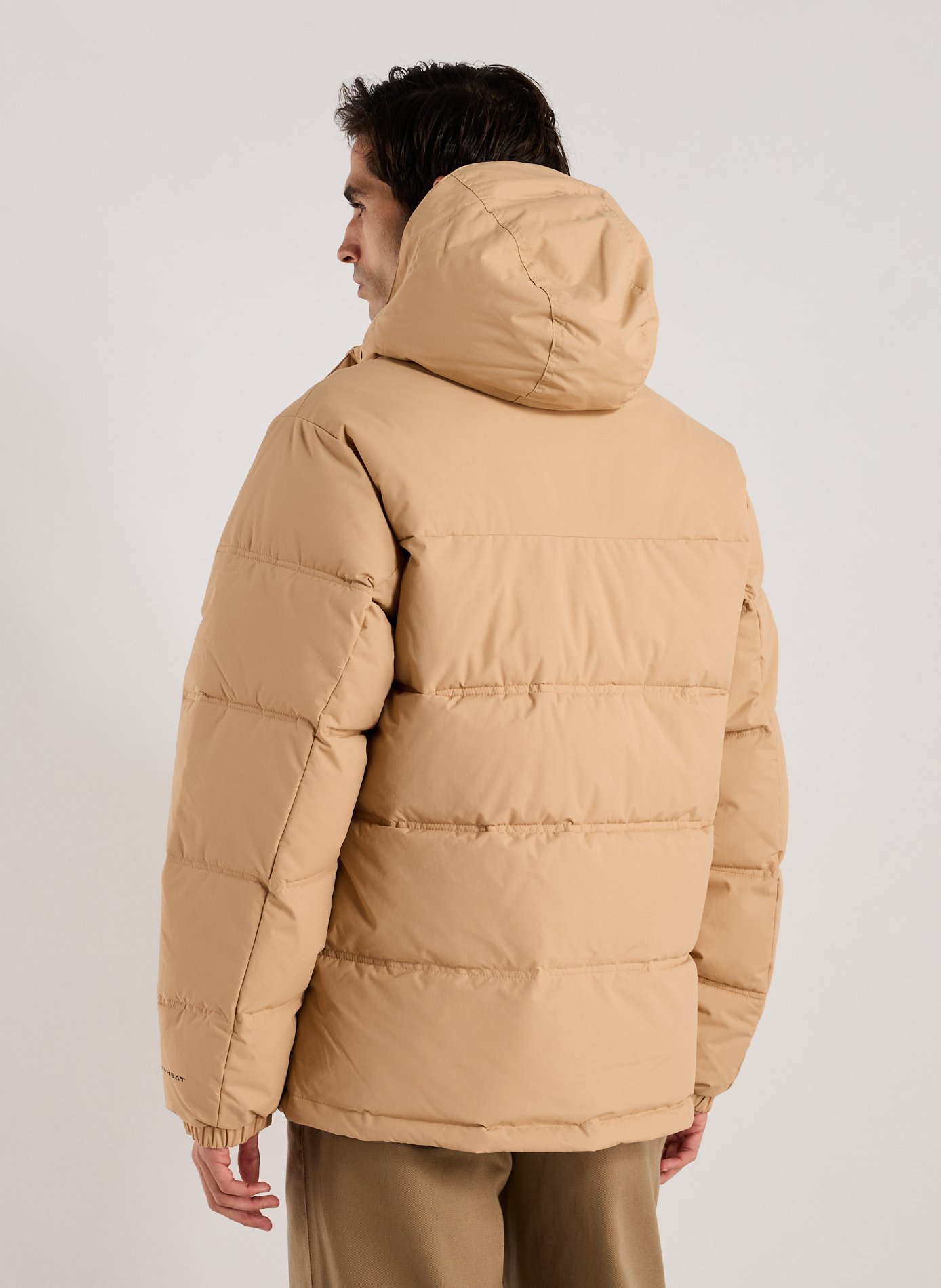 Hooded Puffer Jacket Landroamer COLUMBIA Brown