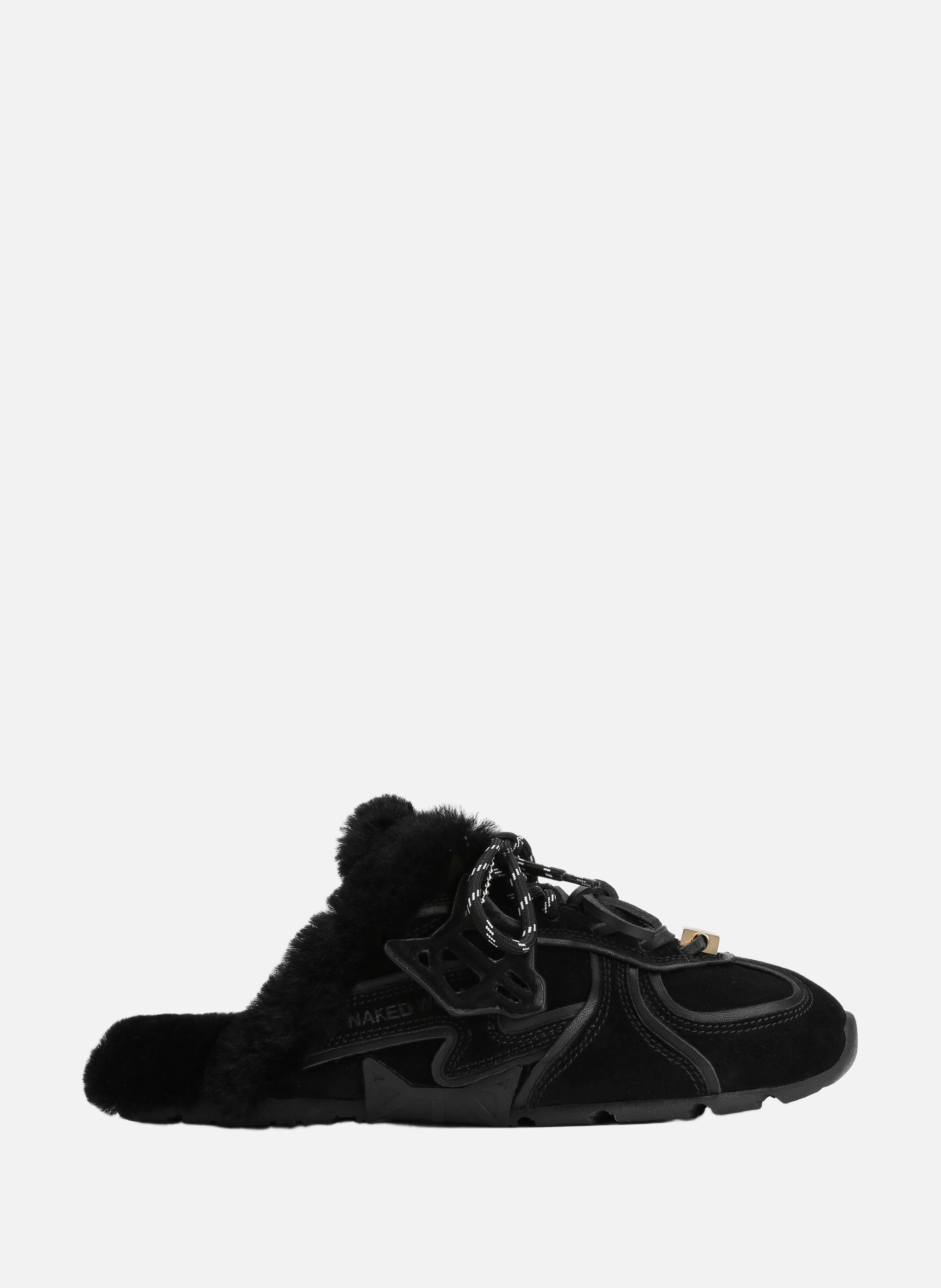 Mules adorn NAKED WOLFE Noir
