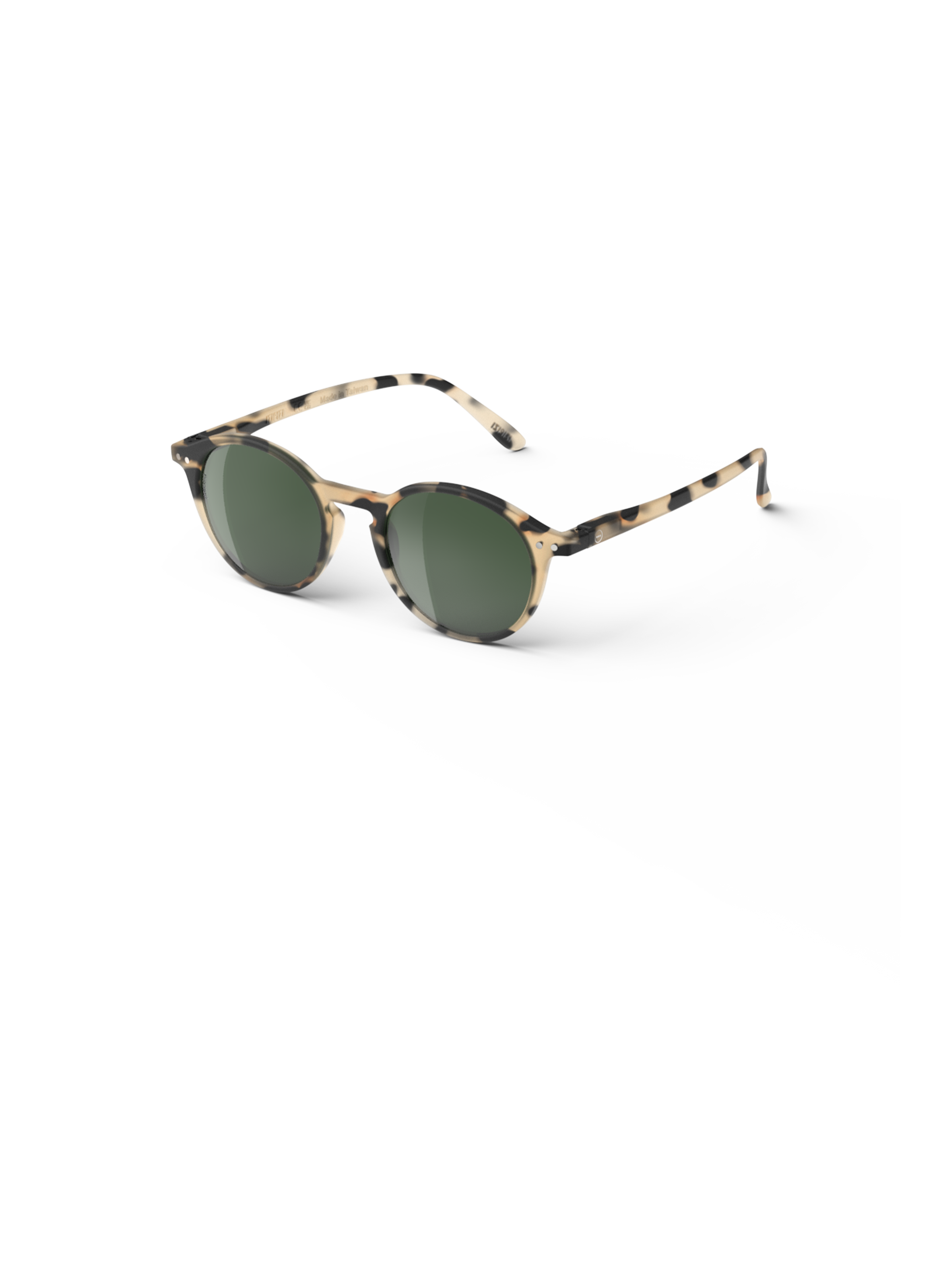 Lunettes de soleil tie and dye arrondies IZIPIZI Blanc