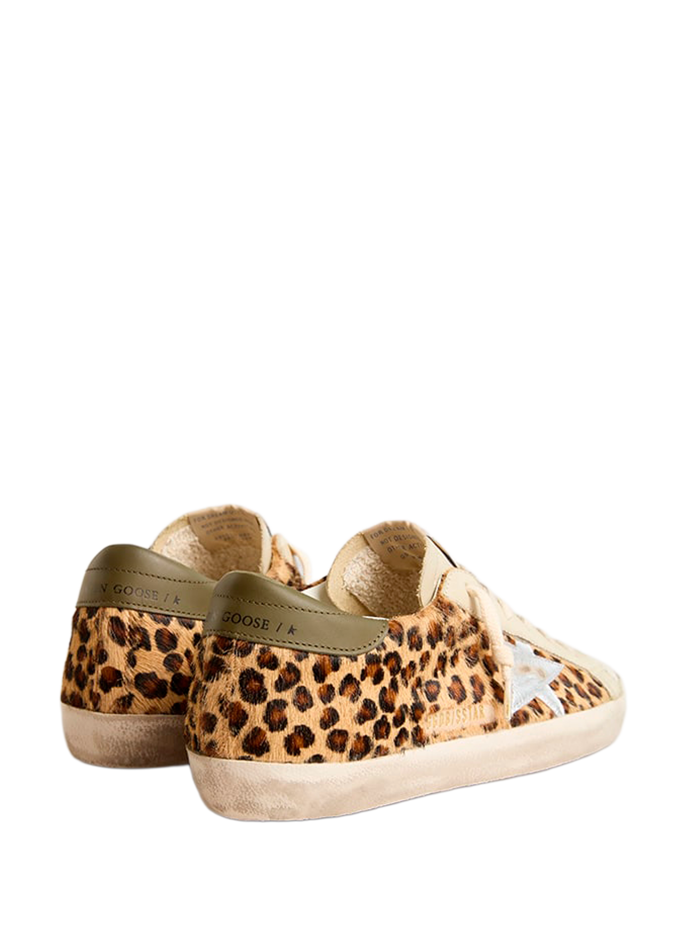 Baskets Super-star en cuir GOLDEN GOOSE Multicolore