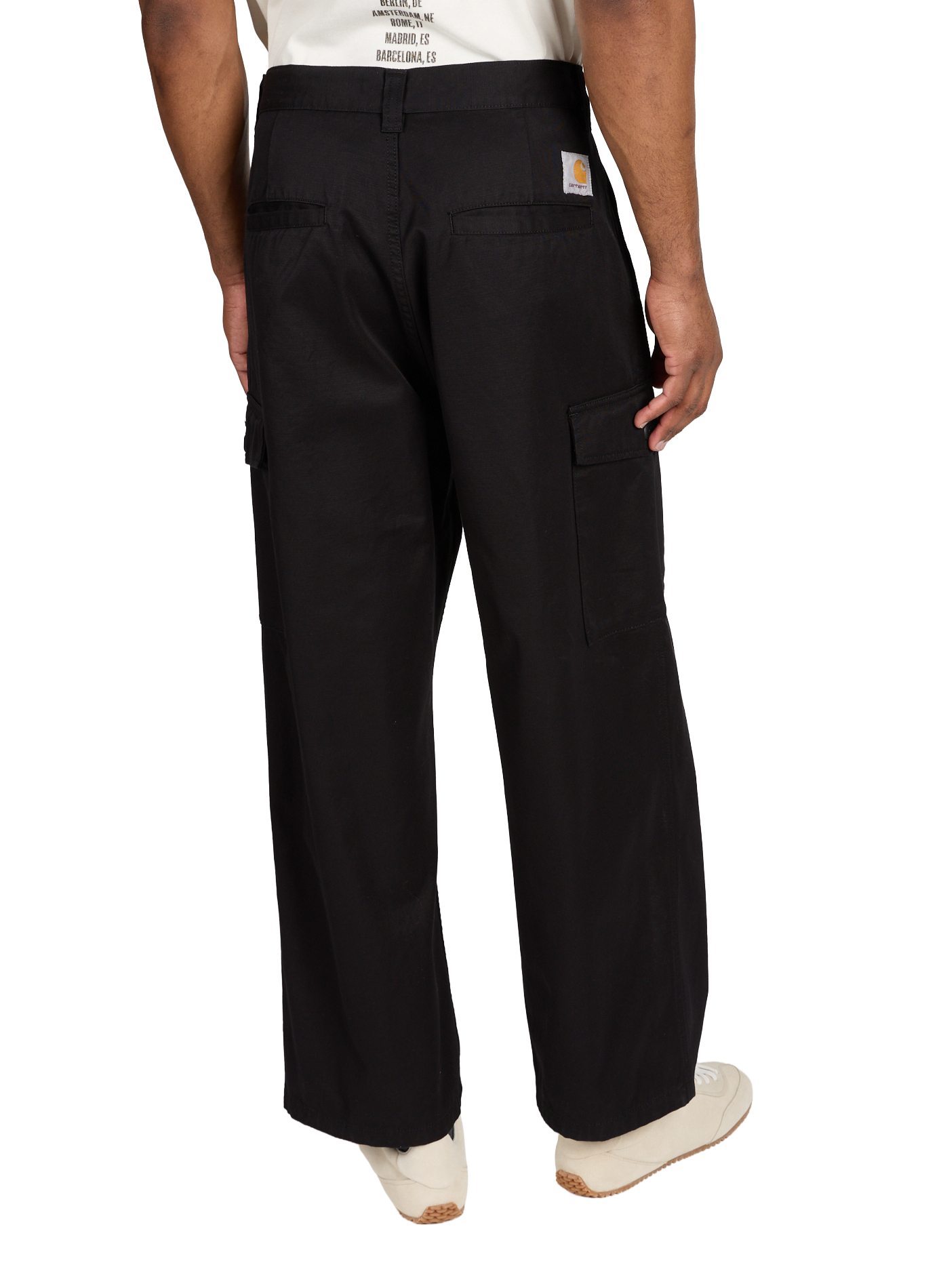 Pantalon cargo Brady droit en coton  CARHARTT WIP Noir