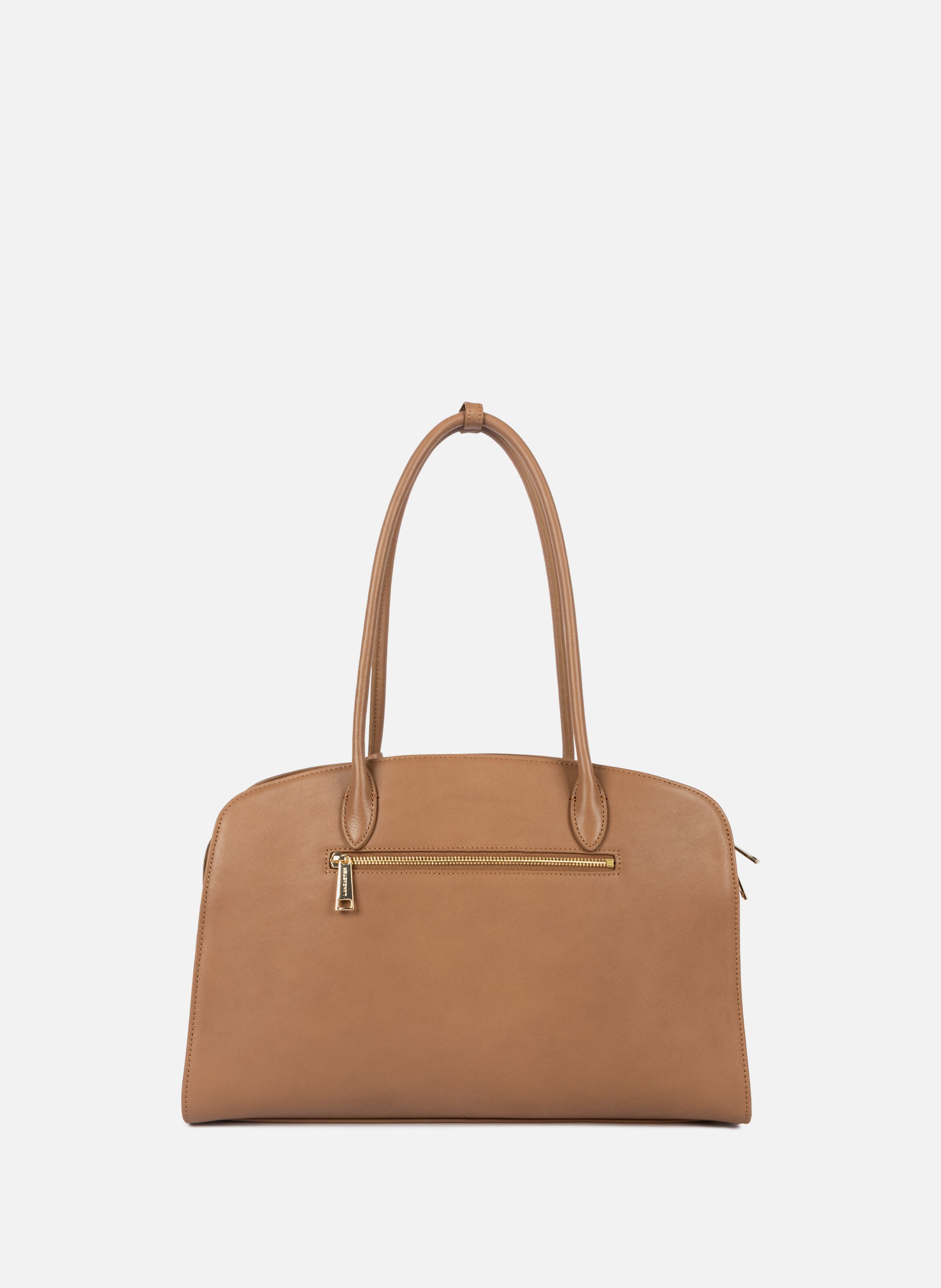 Grand sac cabas épaule - mademoiselle bonnie LANCASTER Marron