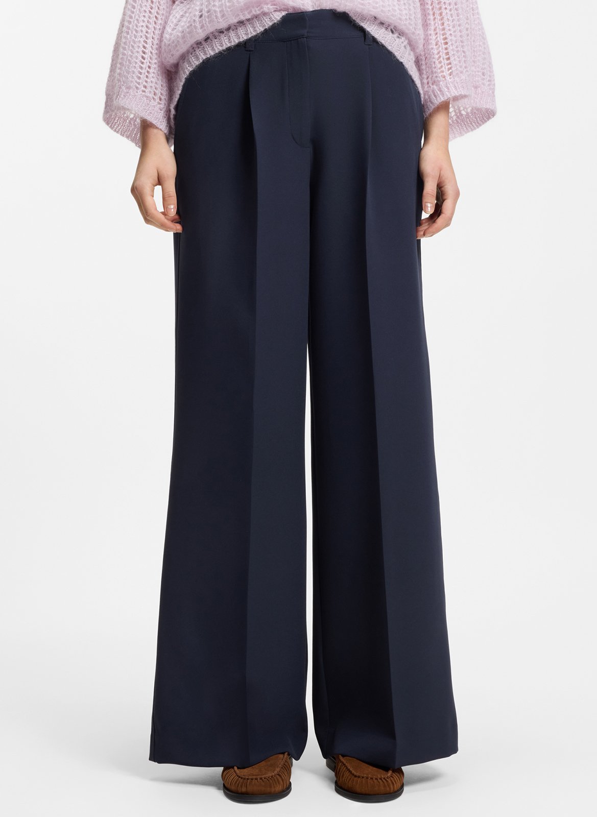 Pantalon droit BOSS Bleu