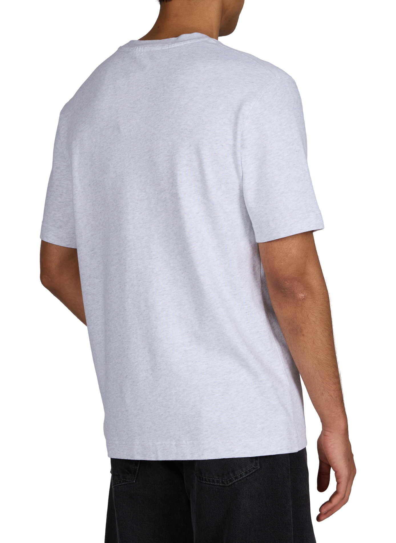 T-shirt droit Gros Grain en coton  JACQUEMUS Gris