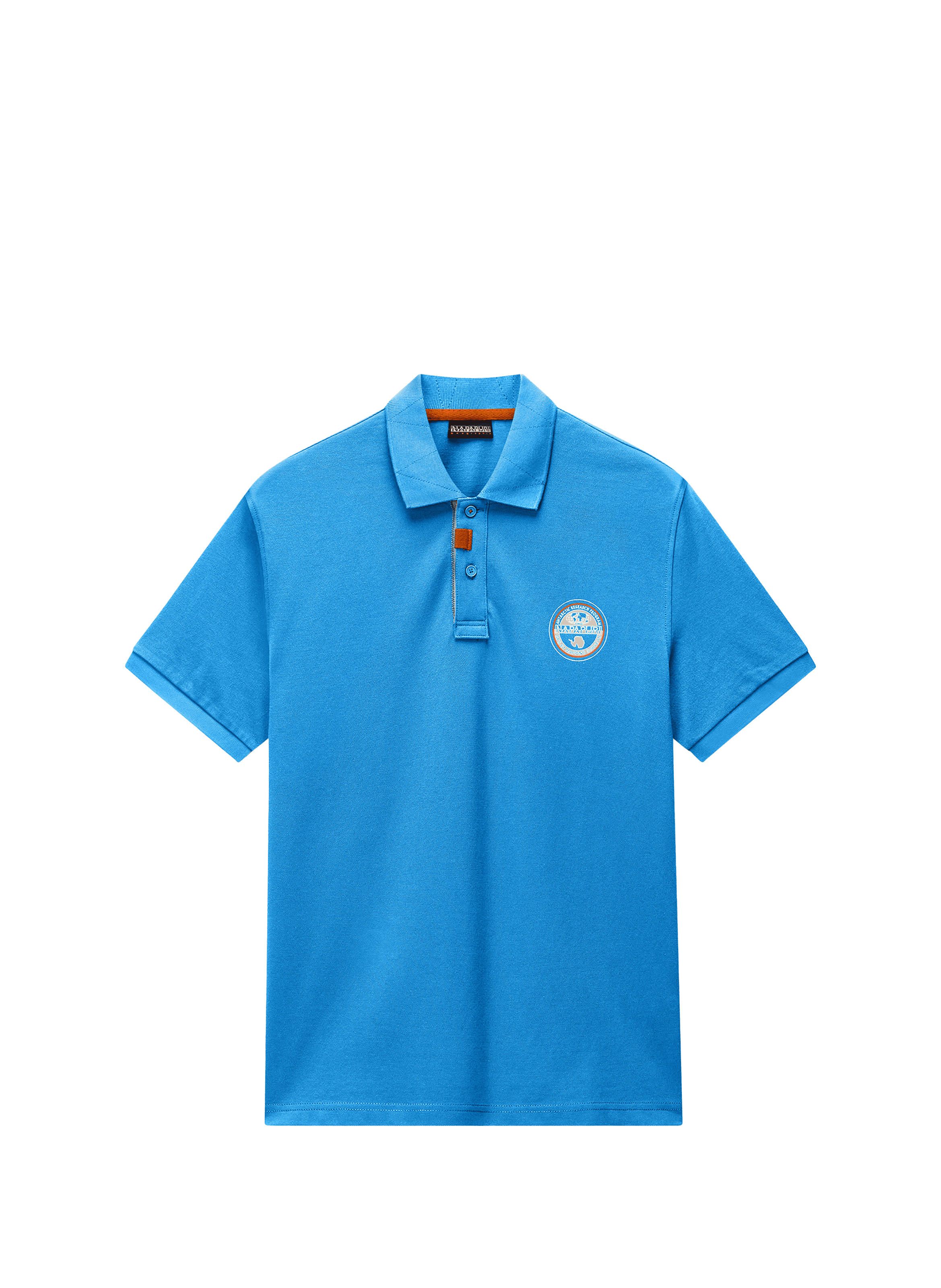 Polo droit à logo Clanis en coton NAPAPIJRI Bleu