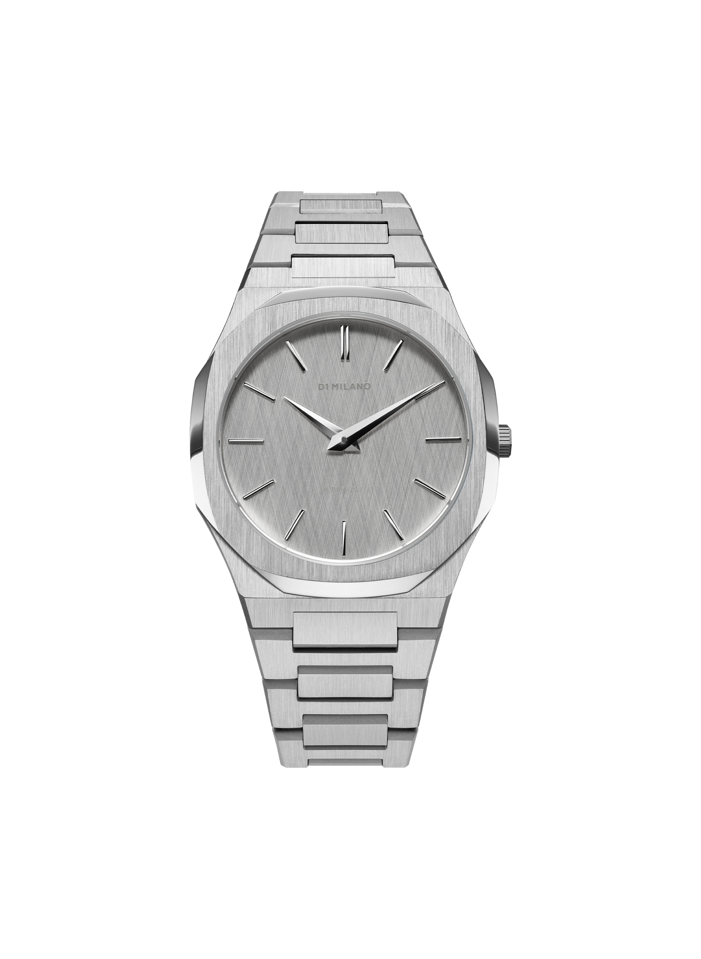 Montre Linen en acier inoxydable D1 MILANO Argent