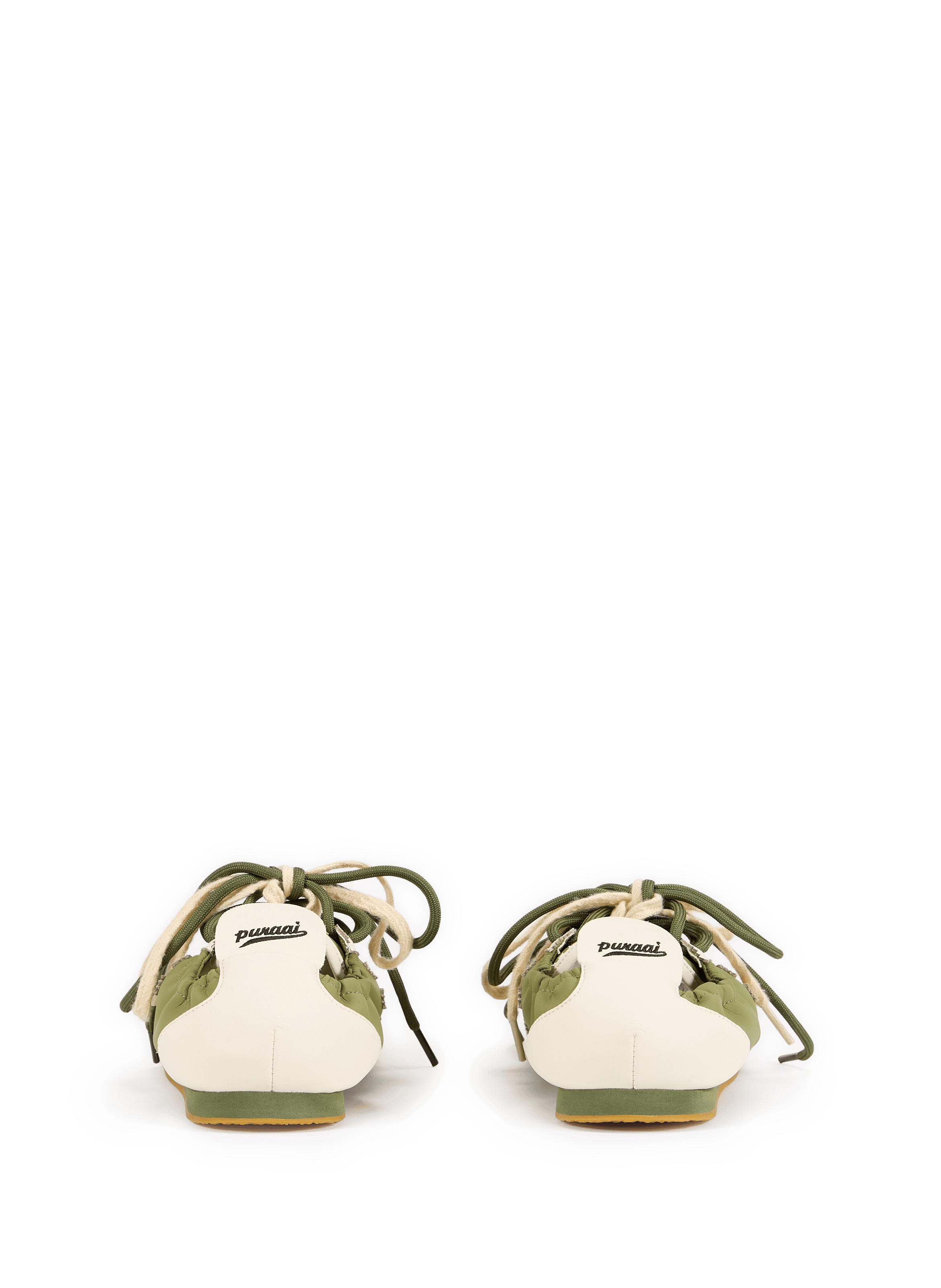 Lion double lace sneakers PURAAI Khaki