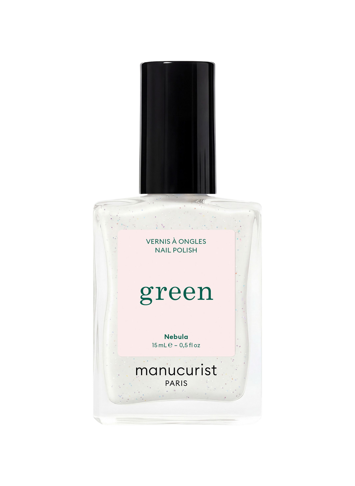 Green - Nebula MANUCURIST Blanc laiteux holographique