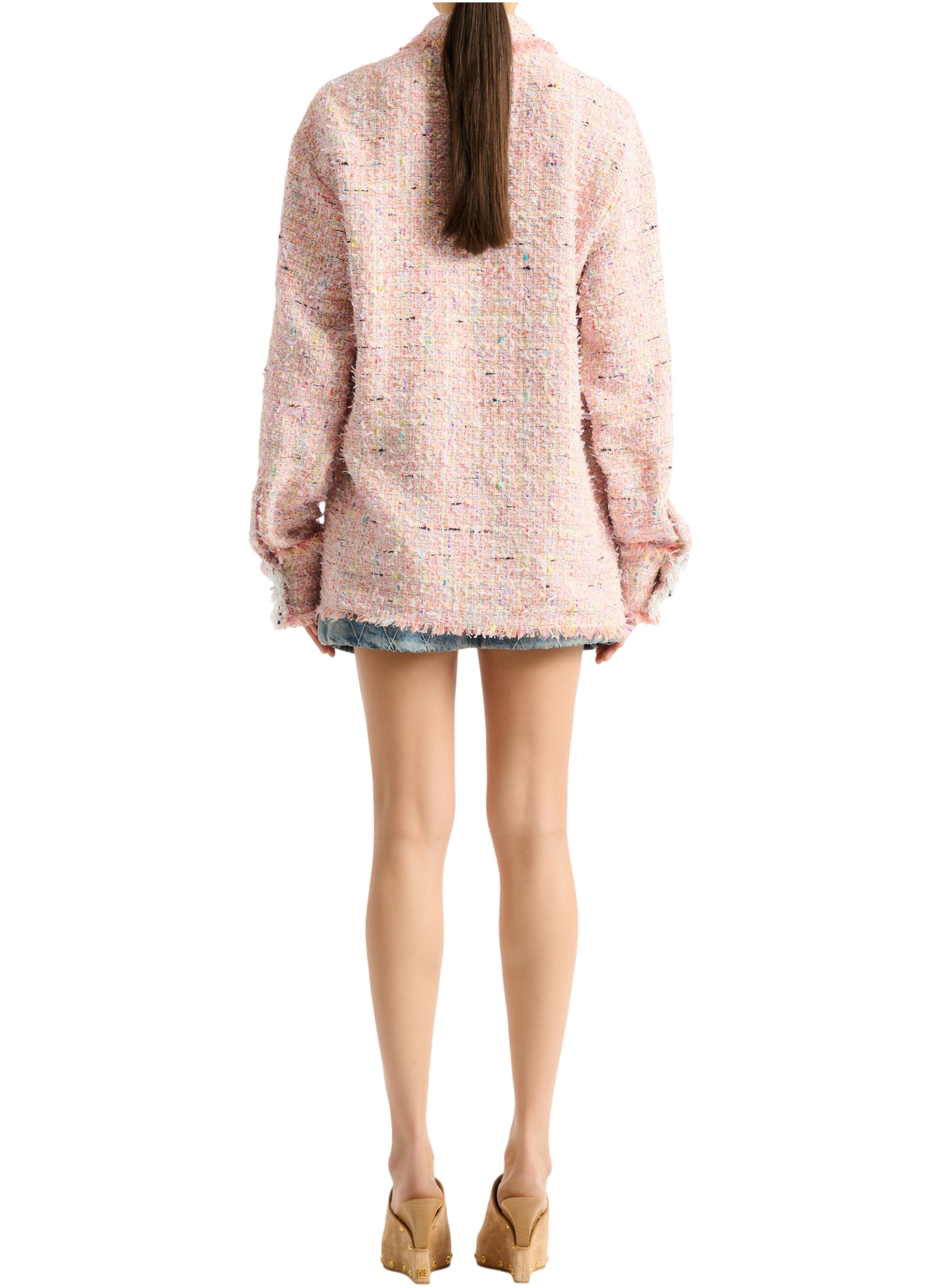 Surchemise en tweed BALMAIN Rose